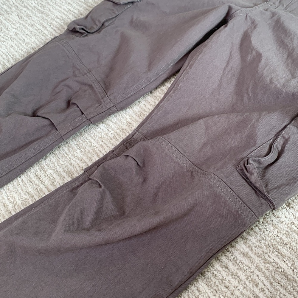Princess Polly Baggy Cargo Pants Womens Size 8 Wileman Wide Leg Cinch Hem Y2K - Picture 11 of 15